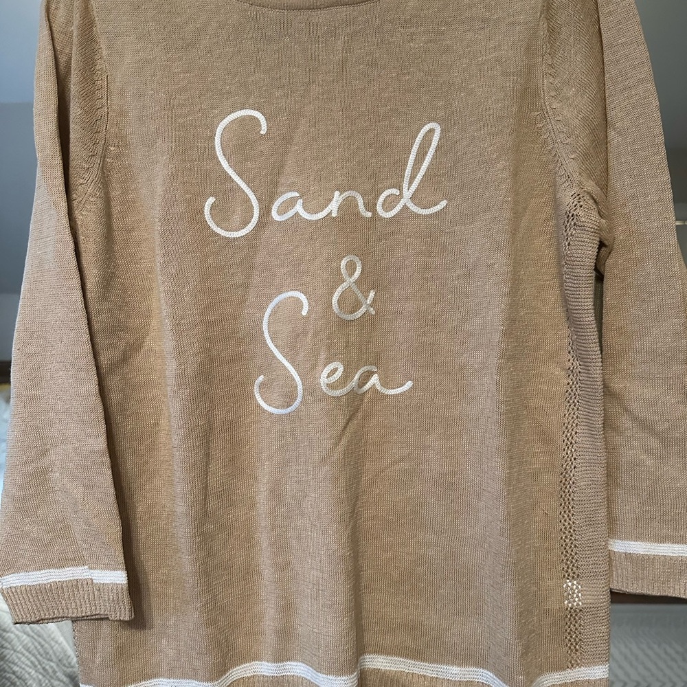 J.Jill “Sand & Sea” Lightweight Sweater – Size S